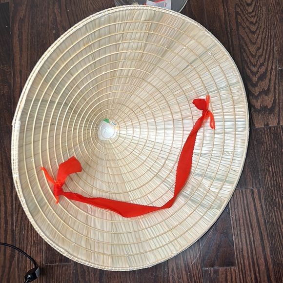 Bali Unique Rare Panda Straw Hat - Picture 9 of 15